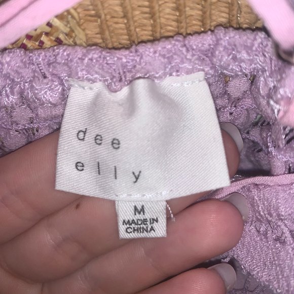 Pink Dee Elly Bralette Crop Top - Picture 2 of 3